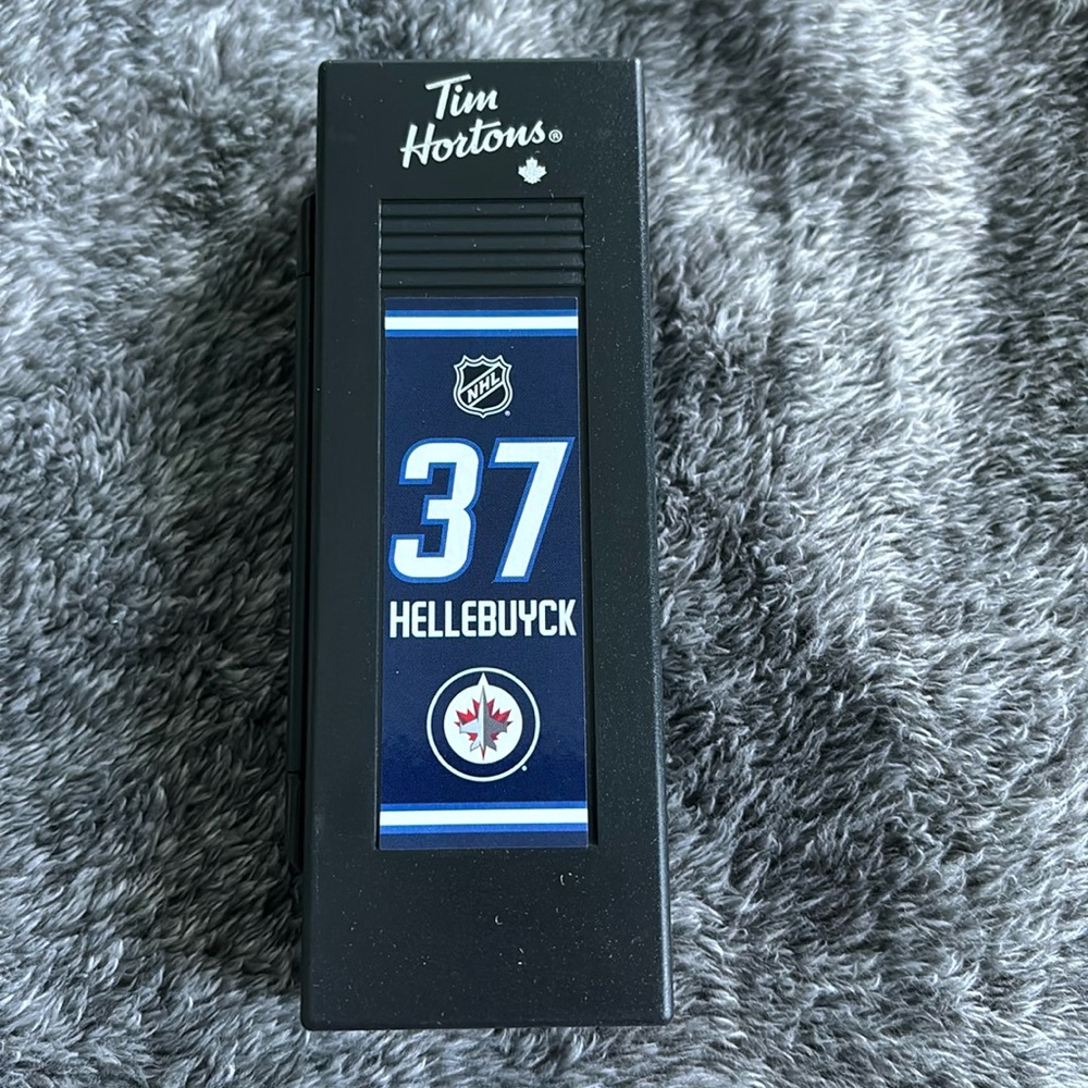 Conner Hellebuyck Tim Hortons collective stick